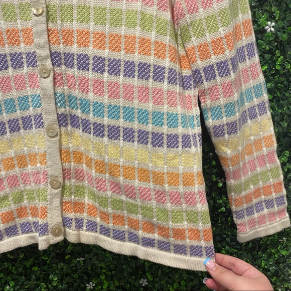 Colorful Knit Cardigan - Picture 3 of 5